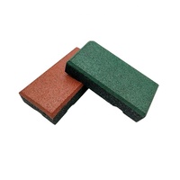 Écologique EPDM SBR Granules Briques En Caoutchouc Allées Passerelles Pavés De Jardin En Caoutchouc Pneu Briques