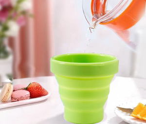Silicone <strong>Collapsible</strong> <strong>Cups</strong> for Camping Travel,Small Portable Backpacking Camping <strong>Cup</strong> for Outdoor,Reusable Folding Travel <strong>Cup</strong> - Product Image 1