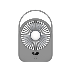Usb Rechargeable <b>Mini</b> <b>Desk</b> Led Display Low Noise Portable Cooling Fan With 4 Colors Option - Product Image 6