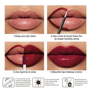 Delineador de Labios Líquido Resistente al Agua con Logotipo Personalizado de Fábrica de Cosméticos, Tinte de Labios Desprendible con Efecto de Tinte - Product Image 5