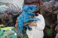 Parc à thème vente chaude marionnette à main de dinosaure
