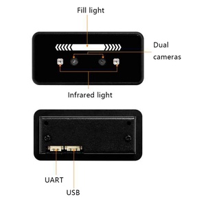Module de caméra binoculaire USB UART 2MP avec SDK hors ligne, algorithme de reconnaissance faciale intégré, intégration pour contrôle d'accès - Product Image 5