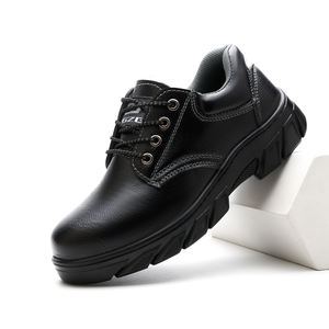 ZL500 <strong>Cheap</strong> Waterproof Leather Work <strong>Safety</strong> Shoes Men, Industrial Iron Toe Puncture Proof Work Boots for Visitor <strong>Trainers</strong> - Product Image 3