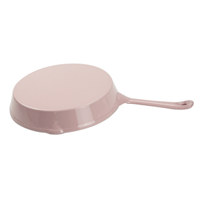 Sartén de Hierro Fundido Esmaltado de 16.5cm, 20cm, 25cm de Diámetro, Compatible con Gas e Inducción, Libre de PFOA, con Orificio para Verter - Product Image 4