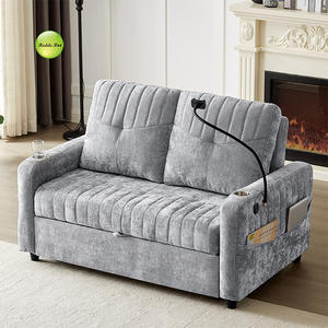 Sofá <span class=keywords><strong>cama</strong></span> extraíble 3 en 1 moderno <span class=keywords><strong>para</strong></span> muebles de sala de estar, sofá de 2 plazas, sofá <span class=keywords><strong>cama</strong></span> <span class=keywords><strong>para</strong></span> <span class=keywords><strong>dormir</strong></span> con soporte <span class=keywords><strong>para</strong></span> teléfono, carga 18042B - Product Image 1