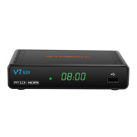 Gtmedia V7s5x Digitale DVB-S2X/S2/S H.265 Satelliet Tv-Ontvanger 12 Maanden Garantie Afstandsbediening Uk/Us/Eu Plug Plastic Materiaal