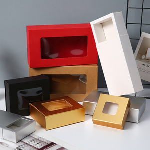 ECO Kraft Kağıt Çekmeceli Ambalaj Kutusu Buzlu Kapaklı Özel Baskılı Telefon Kılıfı Parfüm Giyim Hediye Paketleme Kutusu Logolu - Product Image 4