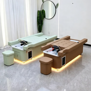 เตียงสระผมสำหรับร้านเสริมสวย ราคาโรงงาน เตียงนวดเท้าสปา เก้าอี้สระผม บำรุงหนังศีรษะ - Product Image 2