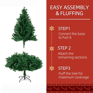 Árboles de Navidad Artificiales de PVC al por Mayor de Fábrica, Árboles de Navidad Decorativos Grandes y Modernos para Exteriores - Product Image 4