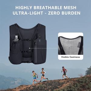 Veste de course en nylon de haute qualité pour l'hydratation, sac à dos léger et réglable de 20 pouces pour la course et le cyclisme (vente en gros) - Product Image 3