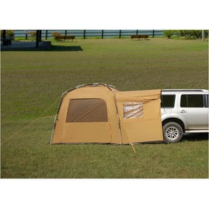 Carpa CAMPTOWN TAILGATE Insta Set con Poste de Fibra de Vidrio para Coche, Camping, SUV, Conexión de 210 cm de Altura, Cuatro Puertas con Ventilación, Refugio para Exteriores - Product Image 1