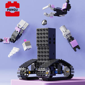 Robot de Control Remoto Eléctrico con Voz, Color Morado, UOBOT, Bloques de Construcción de Plástico para Armar - Product Image 3