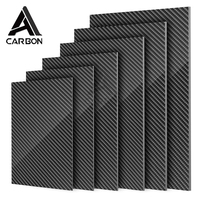Haute brillance mat 1mm 2mm 3mm 4mm 5mm 6mm 3K sergé feuille de Fiber de carbone plaque de Fiber de carbone pour Uav Drones CNC pièces sur mesure