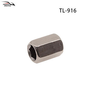 อะแดปเตอร์แม่เหล็กหกเหลี่ยมภายนอก 3/16 5/16 อินเทอร์เฟซ 420 สแตนเลสสตีล อุปกรณ์ซ่อมแซมสำหรับดำน้ำ อุปกรณ์แปลง KEEP DIVING TL - Product Image 6