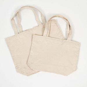 Sac en toile pliable OEM vierge, portable, écologique, durable, robuste, tendance, polyvalent, style simple, personnalisable et recyclable - Product Image 5