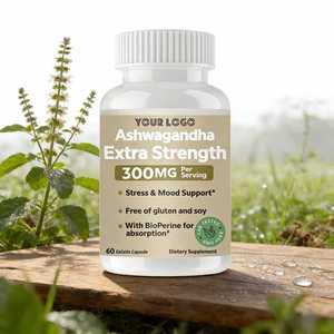 كبسولات مستخلص جذور الأشواغاندا الأكثر مبيعًا من المصنع الأصلي، متوفرة في المخزون، حبوب مسحوق الأشواغاندا، مكملات غذائية، كبسولات الأشواغاندا - Product Image 1