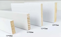 Plinthe en bois moderne Fj Joint, apprêt blanc, pour appartement