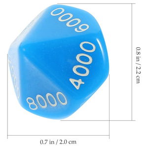 Acrylic DND trò chơi xúc xắc 10 bên/10 bên hàng chục của hàng trăm bit hàng ngàn bit bảng Top trò chơi xúc xắc bit giá trị - Product Image 4