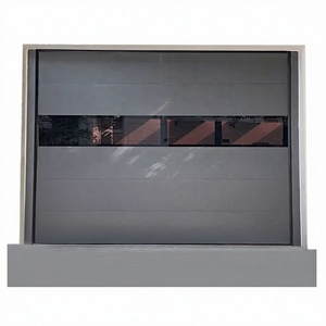 Puerta de Garaje Seccional Moderna con Panel Plano, Doble Capa de Acero, Aislamiento de Espuma de PU, Certificación CE, Color <span class=keywords><strong>Antracita</strong></span>, Estilo Contemporáneo para Villa - Product Image 3