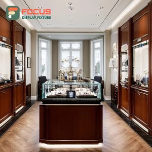 Vitrina de Exhibición para Joyería, Acabado Laminado, Mueble de Exhibición para Espacio de Boutique - Product Image 5