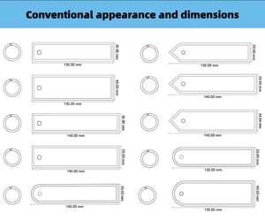 Llavero Bordado al por Mayor con Logotipo de Doble Cara, Llavero Tejido Colorido, Etiqueta Bordada para Llaves - Product Image 5