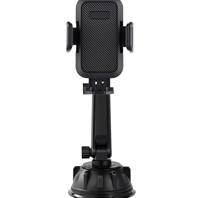 Universal Car Phone Holder Accessories, Adjustable Windshield Dashboard Car Phone Mount with Secure Suction and Adjustable Arm
