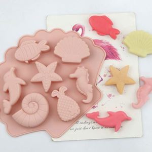Molde de Silicona con Forma de Animal Marino para Decoración de Pasteles, Galletas, Jabones y Dulces, Personalizable, OEM/ODM - Product Image 2