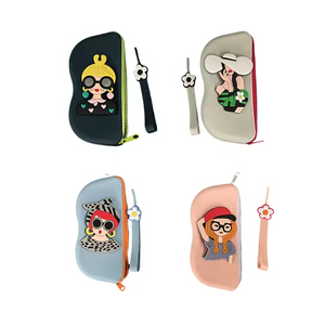 Glasses Holder Box Cute Leather Portable Shockproof <b>Sunglasses</b> <b>Case</b> <b>for</b> Eyeglasses Organizer Women Travel Pouch - Product Image 1