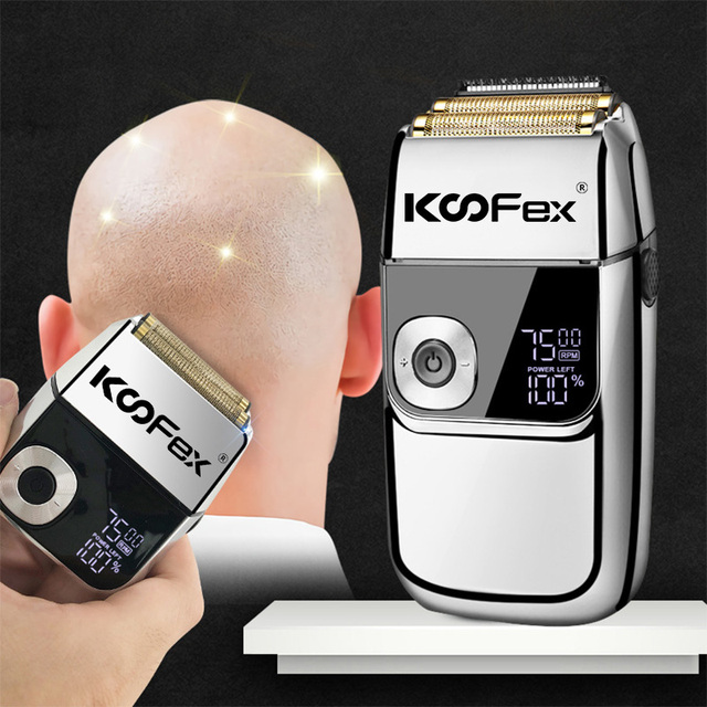 Men's Shaver Wireless Waterproof IPX7 Shaving Foil Shaver Trimmer Men Bald Hair Clipper 2 in 1 Multifunctional Shaving Machine
