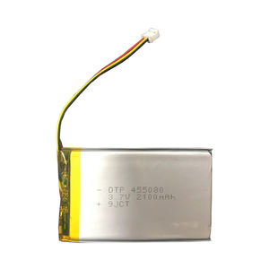 Batería de Iones de Litio 455080 de 2100mAh y 3.7V, Gran Capacidad, Venta Directa de Fábrica, OEM Original de Fábrica, Polímero - Product Image 1
