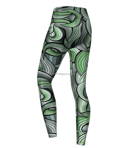 ODM Sublimation Breathable Workout Leggings Women High Waist Soft Stretchy Quick Dry Fitness Yoga <b>Pants</b> - Product Image 3