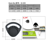 Accessoires pour casque de sport double-Ajusteur en plastique direct d'usine avec boucle coulissante pour un ajustement sûr