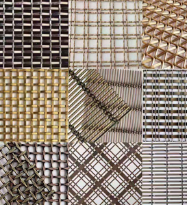 Série complète de mailles métalliques tissées en acier inoxydable multi-styles pour la décoration architecturale avec services de pliage et de découpe sur mesure - Product Image 6