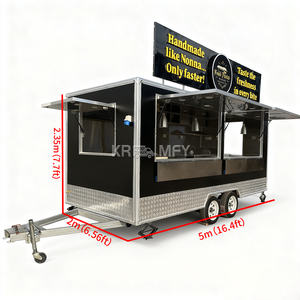 2025 Cooking Trailer Kiosk Caravan <b>Cart</b> Fitted With Hotcase Food Truck Fully Equipped - Product Image 3