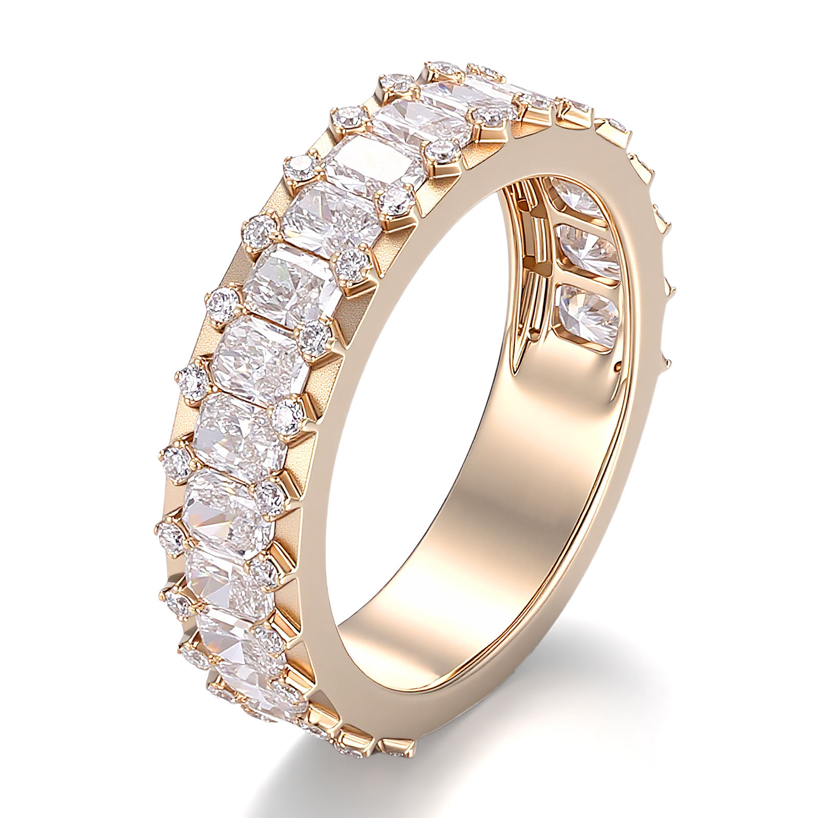 แหวนเพชรแล็บทองคำแท้ 14K