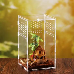 Caja de Cría de Acrílico para Reptiles, Insectos, Mantis, Arañas, Grillos, <span class=keywords><strong>Tarántulas</strong></span> - Product Image 3