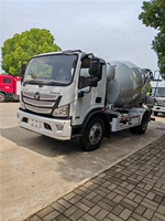 Diesel 168 cv Euro3 foton mini 6 roues RHD bétonnière 4 cubes