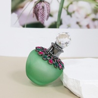 Botol parfum logam 40ml botol kosong minyak esensial Attar dapat diisi ulang Dekorasi Rumah hadiah Pabrik Outlet #40208