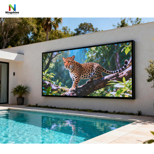 จอแสดงผล LED วิดีโอวอลล์กลางแจ้งสำหรับสระว่ายน้ำ ความละเอียด Full HD P2.5 P4 P5 ขนาด 960x960 มม. ตัวเรือนอะลูมิเนียมหล่อขึ้นรูป HA22 อะลูมิเนียมหล่อขึ้นรูป LED - Product Image 5
