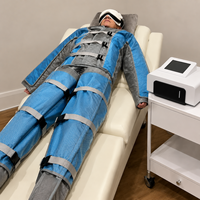 Système de massage pneumatique portable intelligent à compression séquentielle pour le soulagement de l'œdème, la récupération musculaire, les soins de bien-être et l'analyse cutanée