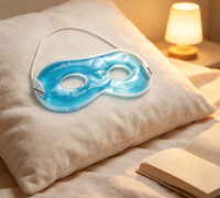 Masque oculaire réutilisable en gel en forme d'œil, compresse chaude/froide, taille personnalisée, dispositif médical de classe I, soulagement de la fatigue oculaire et du stress