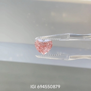 Искусственные бриллианты овальной огранки, выращенные в лаборатории, с сертификатом IGI, методом HPHT/CVD, синтетические, фантазийного ярко-розового цвета - Product Image 5