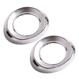 Sanvi 3-Inch Angel Eyes LED Projector Lens Kits Chrome Shrouds Cover Auto Lighting Accessories for Car Light Parts - Product Image 1