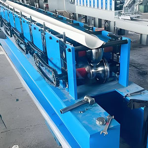 自動PPGI鋼製屋根雨収集ダウンスパウトガッター製造機製造価格タイルモバイルガッター成形機 - Product Image 4