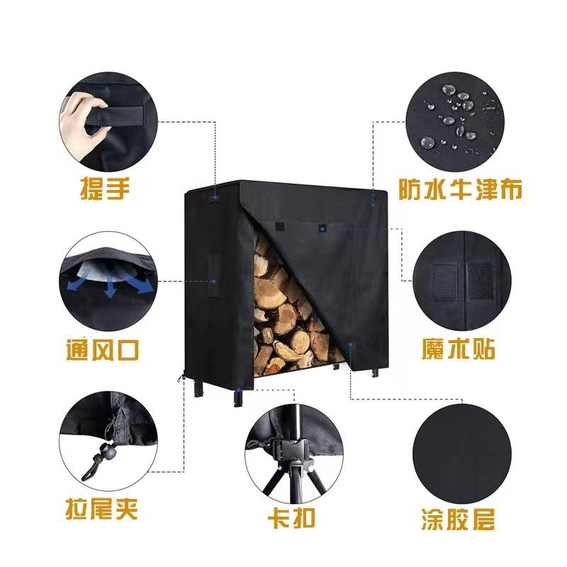 Noir 420D avec revêtement argenté et imperméable