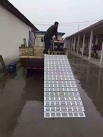 Rampe en aluminium pliable mobile portable pour le déchargement, haute capacité de charge, bonne qualité