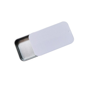 High Quality Child Resistant Food Grade Aluminum Metal Tin <b>Box</b> with <b>Hinged</b> <b>Lid</b> Customizable Logo for Candy <b>Storage</b> - Product Image 1
