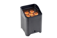 Projecteurs LED sans fil 6*20W RGBWAUV 6-en-1 sur batterie, éclairage de scène pour mariage, bar, DJ