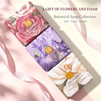 Savon de Marseille Parfumé à la Fleur, Savon Parfumé Emballé, Cadeaux pour Invités de Mariage, Savon Naturel pour le Bain et le Corps