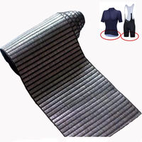 Accessoires vestimentaires : Bande élastique antidérapante pour cyclisme, 50 mm et 70 mm, blanche et noire, pour vêtements de cyclisme